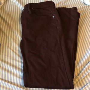 High rise skinny jeans